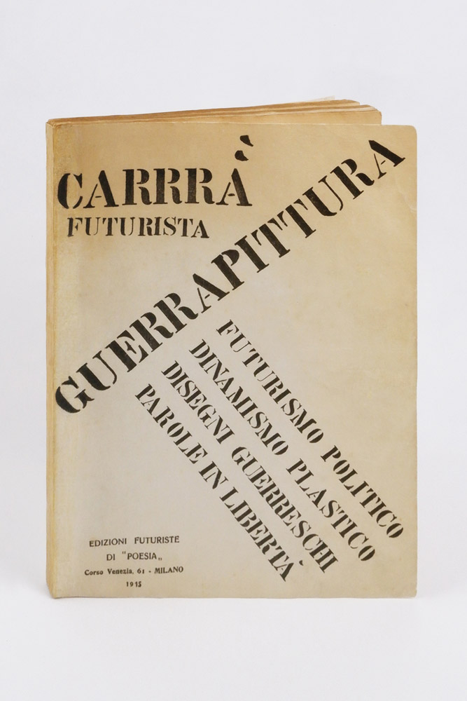 Guerrapittura [Guerra pittura]. Futurismo Politico. Dinamismo Plastico. 12 Disegni guerreschi. …