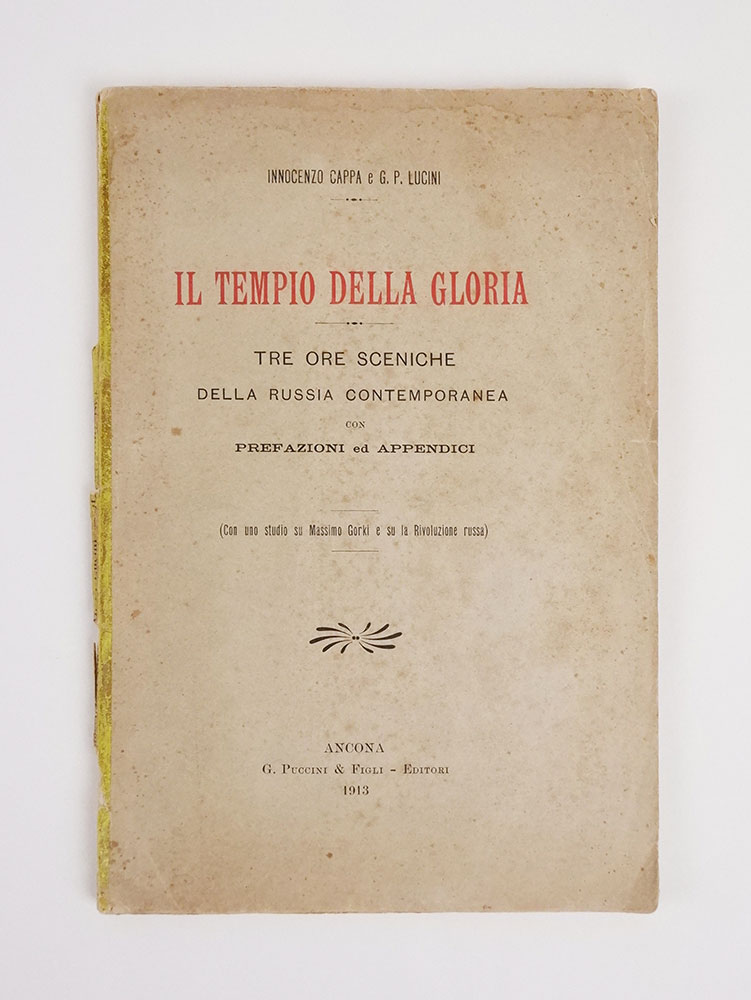 Il tempio della gloria. Tre ore sceniche della Russia contemporanea …