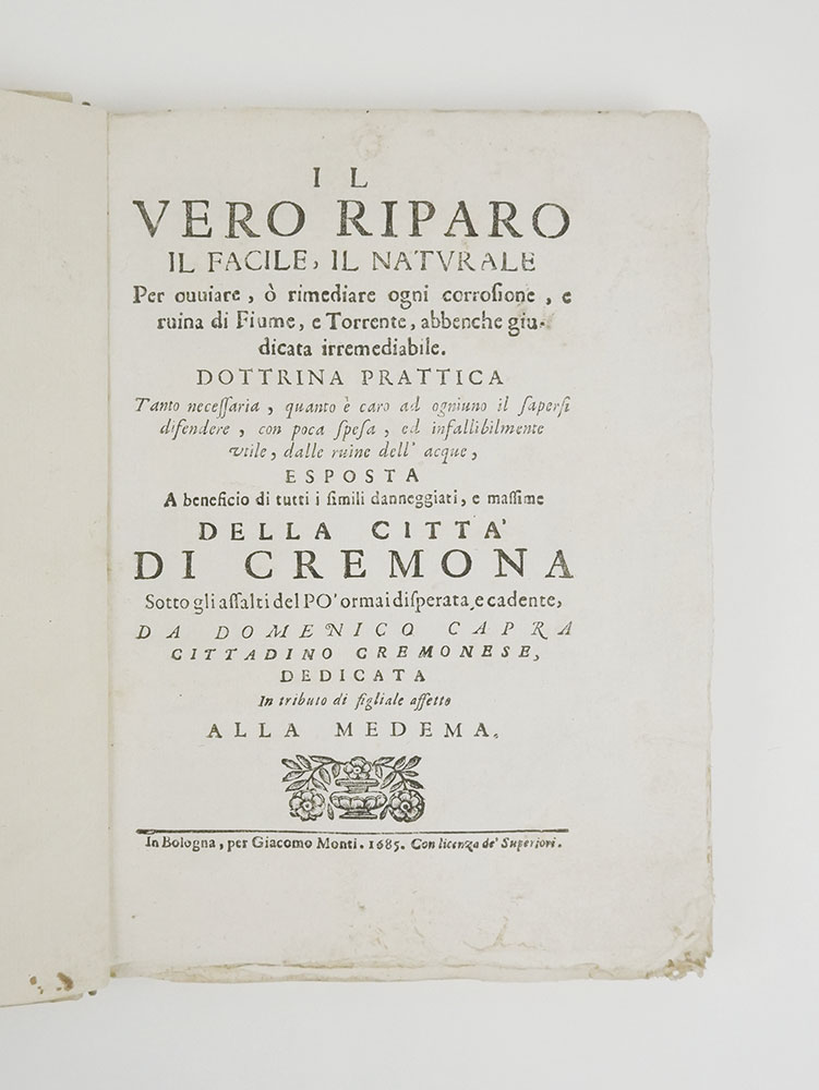 Il vero riparo il facile, il naturale per ovviare, ò …