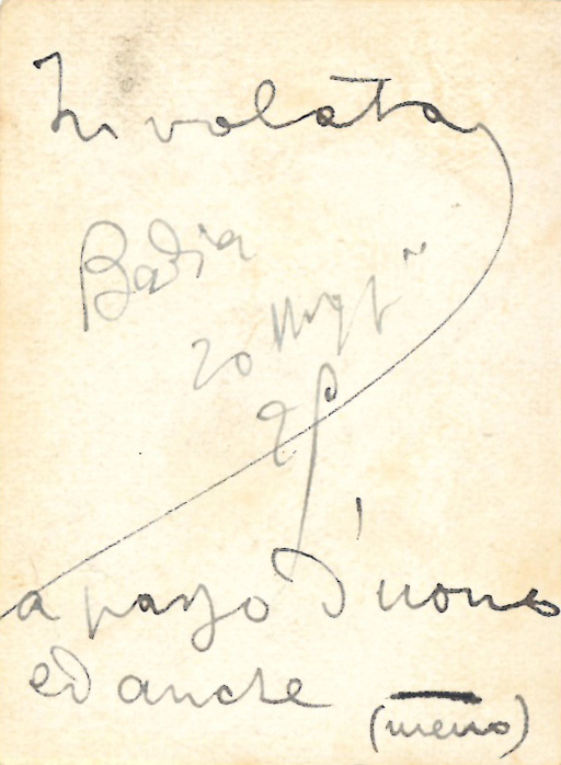«In volata – a passo d’uomo ed anche – (meno) …