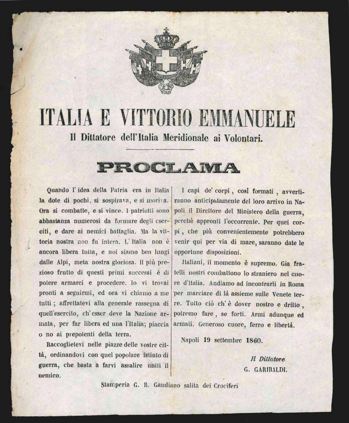 Italia e Vittorio Emmanuele - Il Dittatore dell'Italia Meridionale ai …