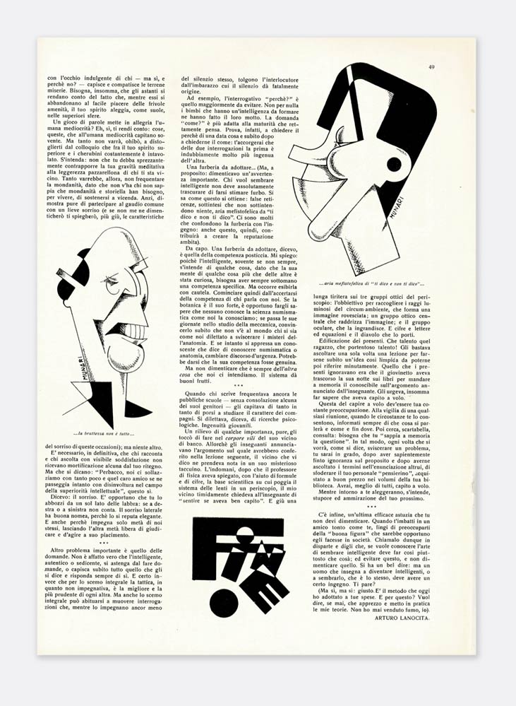 L’arte di sembrare intelligenti [in: «Rivista Lidel» n. IX/7, 15 …