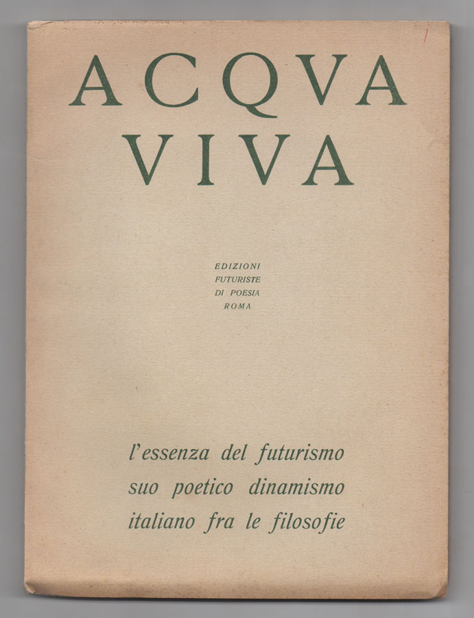 L’essenza del futurismo suo poetico dinamismo italiano fra le filosofie