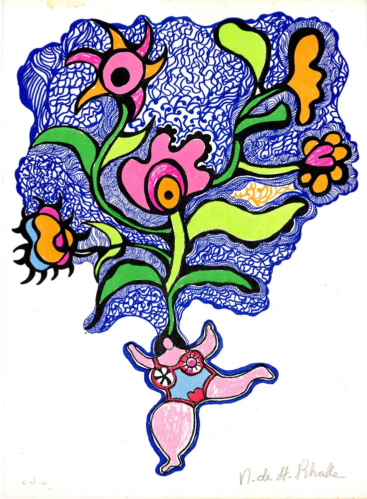 La Nana aux Fleurs [Prova d’artista]