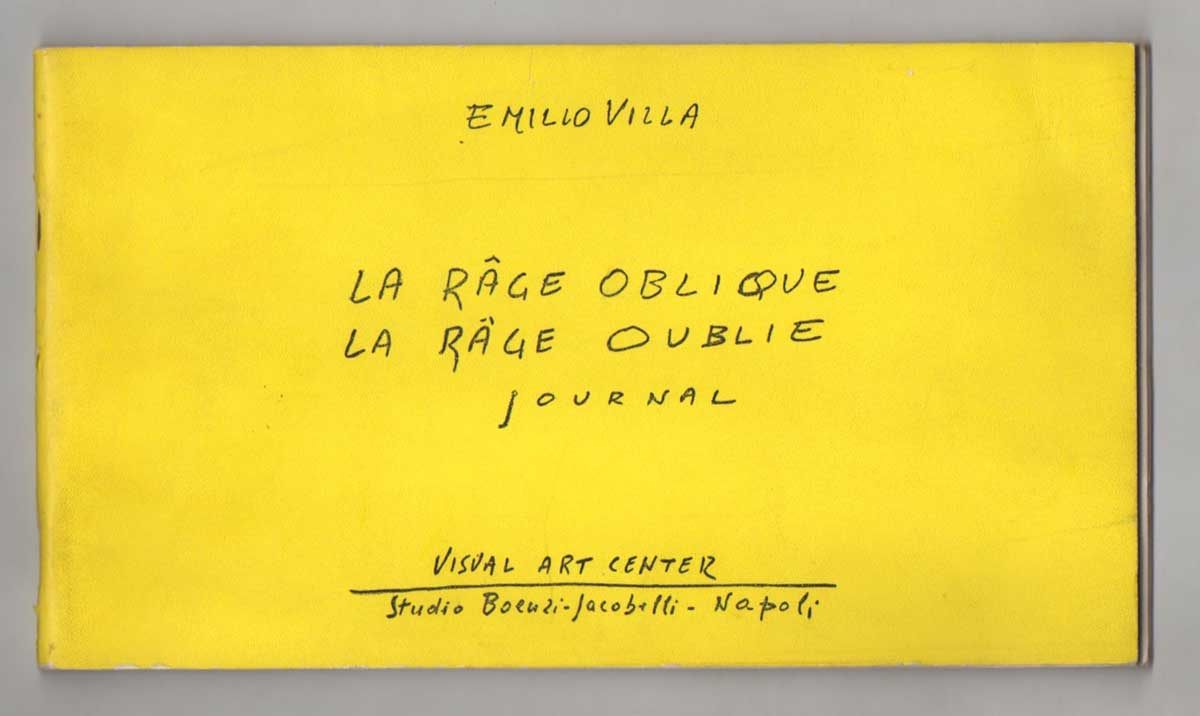 La râge oblique / La râge oblie - journal