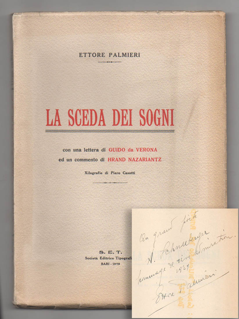 La Sceda dei sogni. Con una lettera di Guido da …