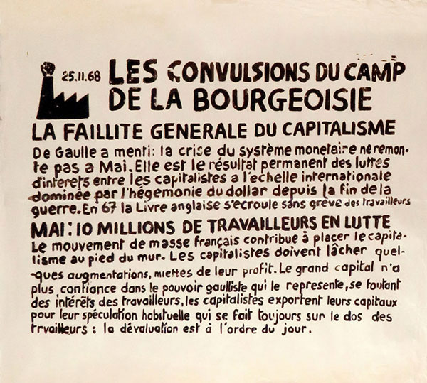 Les convulsions du camp de la bourgeoisie