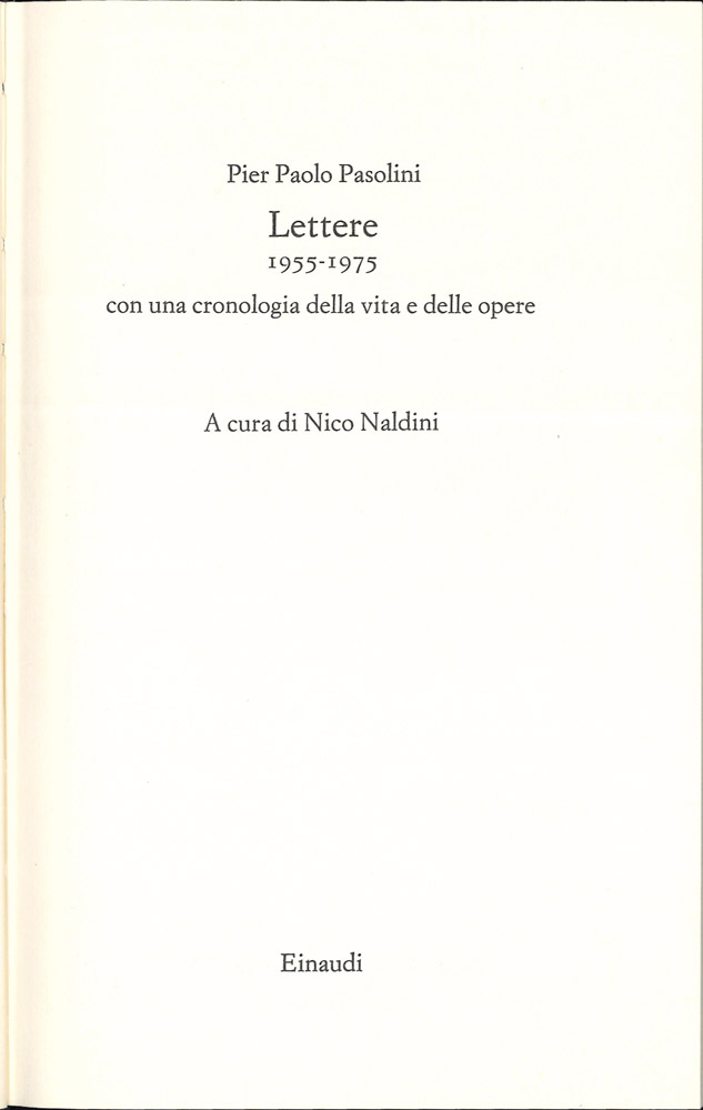 Lettere 1955-1975 con una cronologia della vita e delle opere …