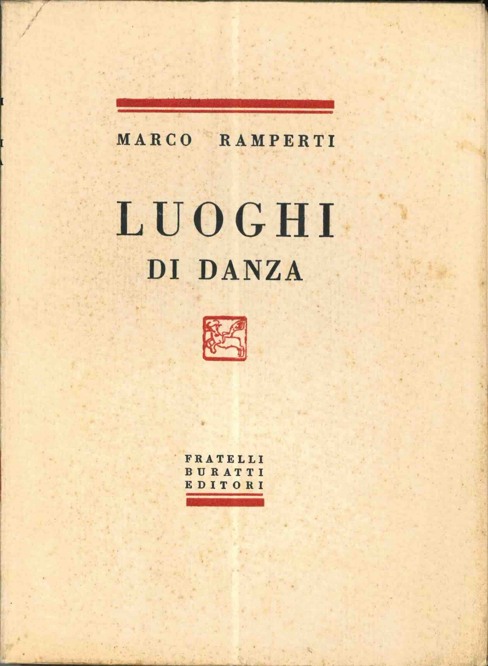 Luoghi di danza [TIRATURA DI TESTA]
