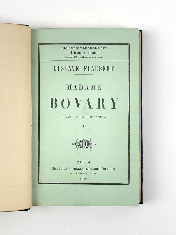 Madame Bovary. Moeurs de Province