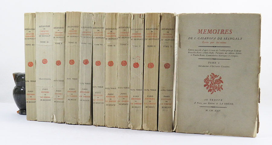 Mémoires de J. Casanova de Seingalt ecrits par lui-meme. Edition …