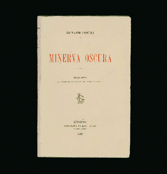 Minerva oscura. Prolegomeni: la costruzione morale del poema di Dante