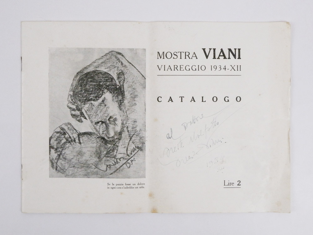Mostra Viani. Viareggio 1934 - XII — Catalogo [titolo sulla …