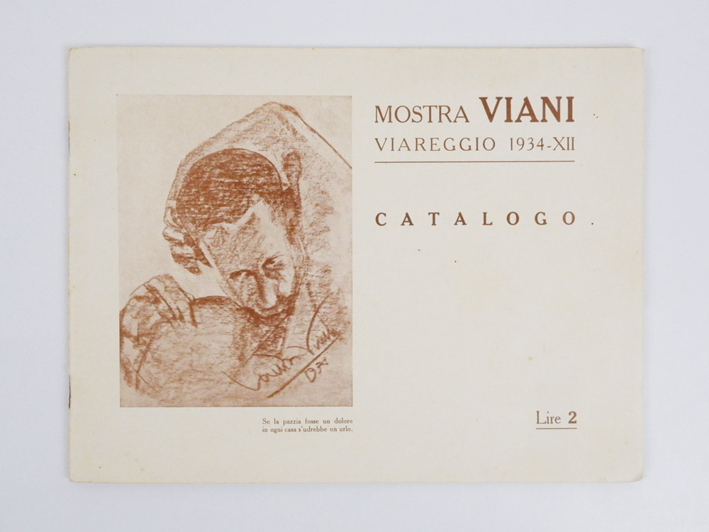 Mostra Viani. Viareggio 1934 - XII — Catalogo [titolo sulla …