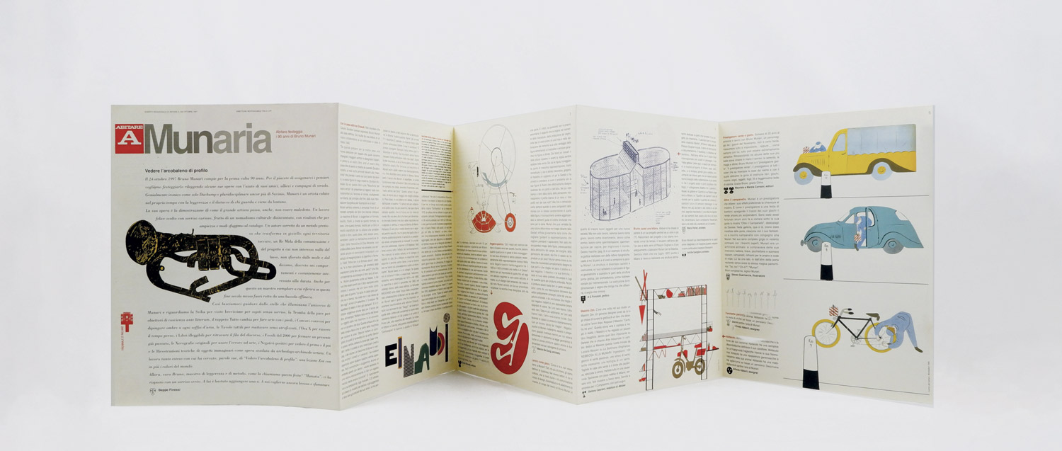 Munaria | Abitare festeggia i 90 anni di Bruno Munari