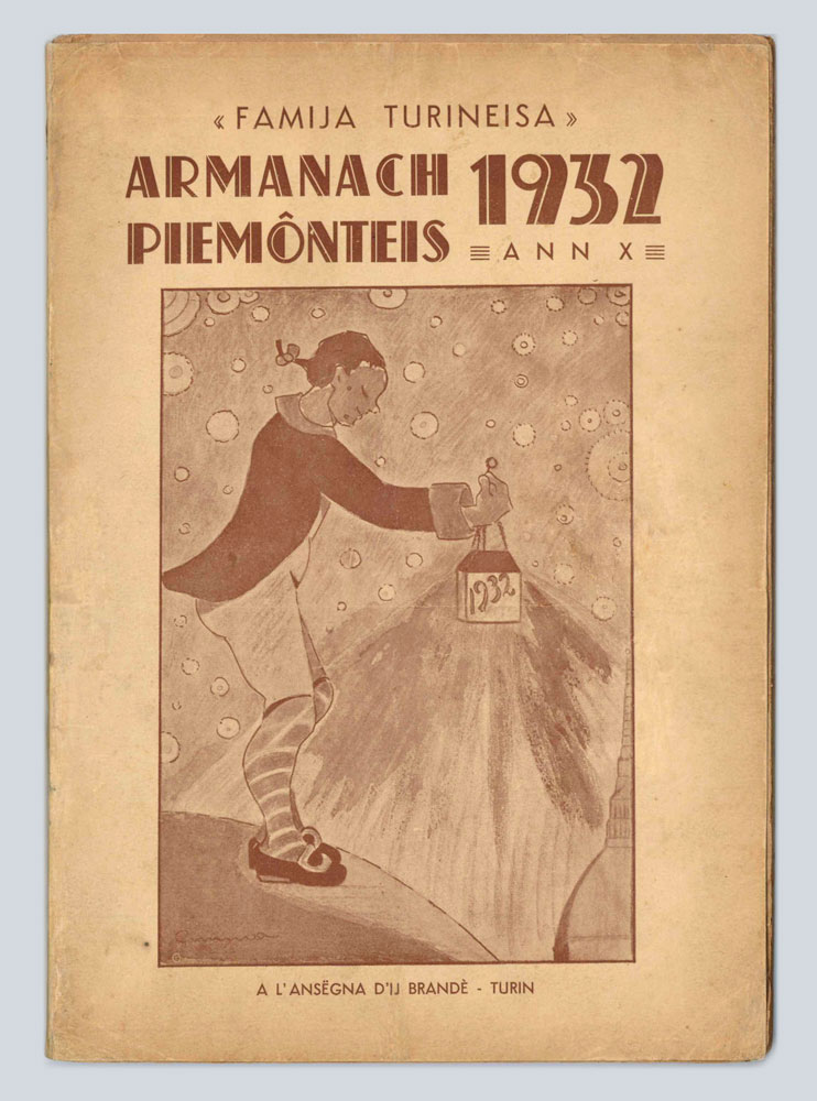 Na pagina futurista. Quadret turineis [in: «Armanach piemȏnteis [piemonteis]» Ann …