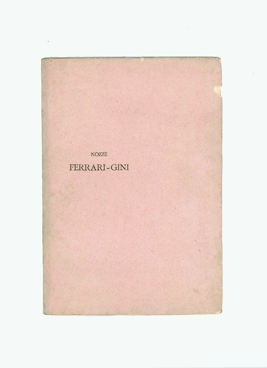 Nozze Ferrari - Gini