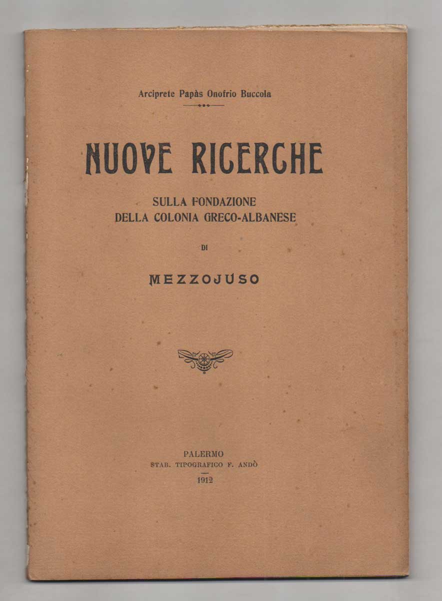 Nuove ricerche sulla fondazione della colonia greco-albanese di Mezzojuso