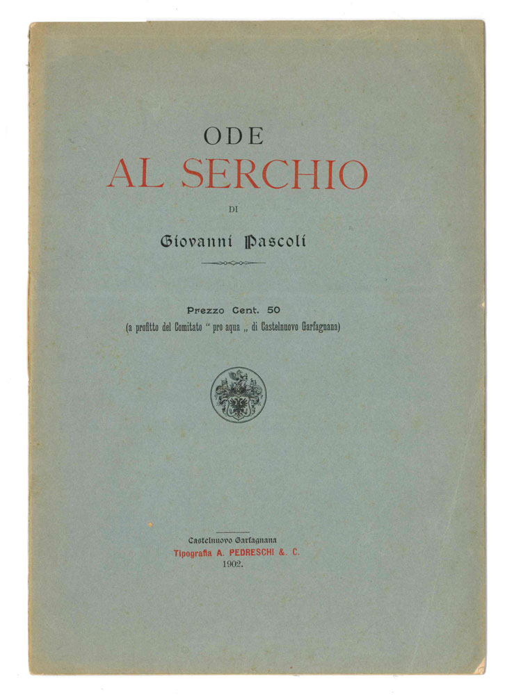 Ode al serchio [COPERTINA AZZURRA]