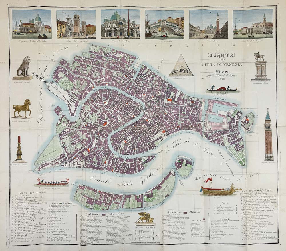 Pianta della Città di Venezia