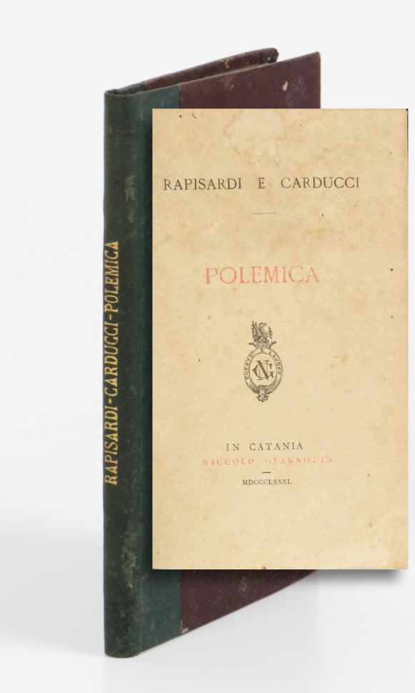 Rapisardi e Carducci. Polemica