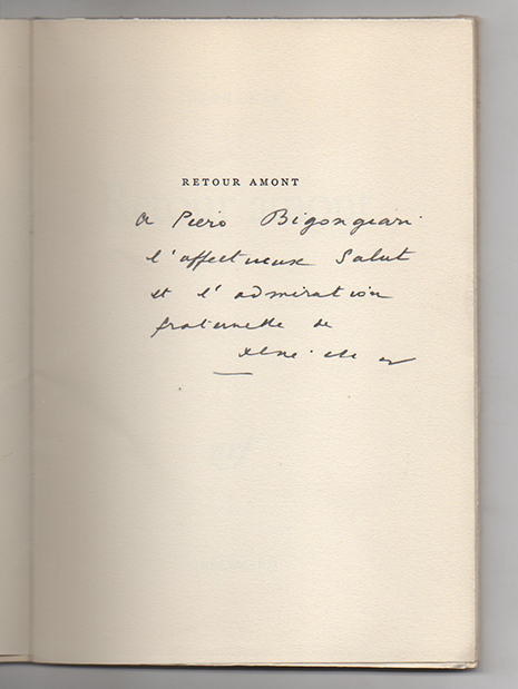 Retour Amont. Poèmes