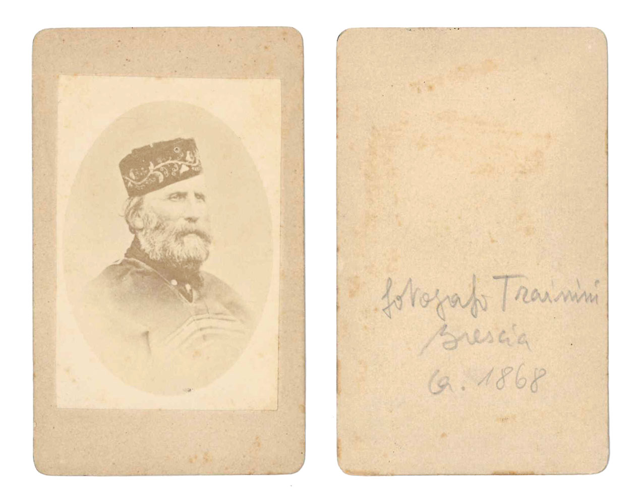 Ritratto fotografico formato carte de visite