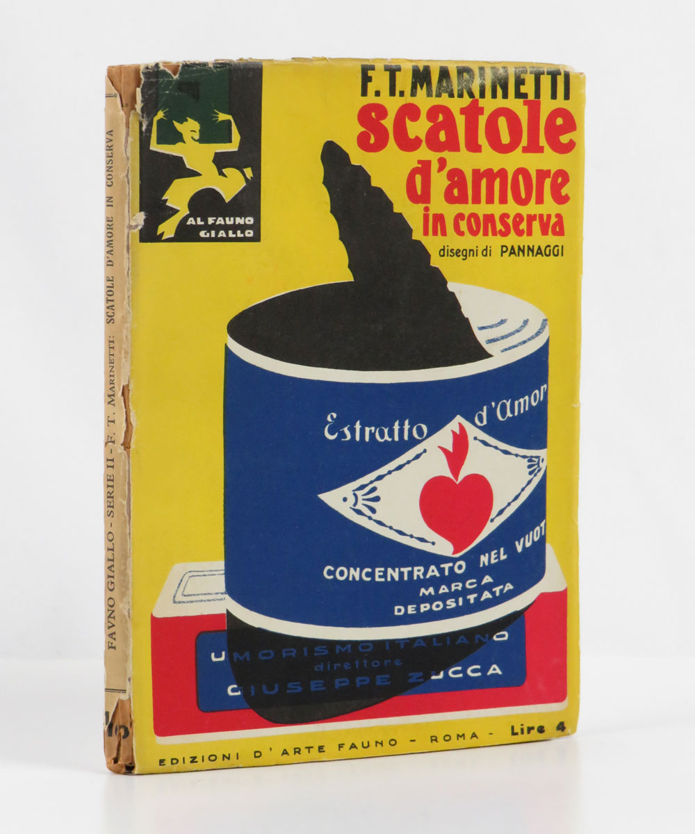 Scatole d’amore in conserva. Illustrazioni di Pannaggi. Coperta e fregi …