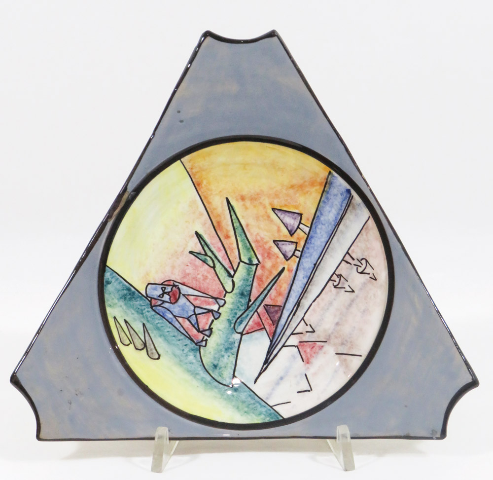 [Servizio da antipasto (o: …« fiorantipasto ») in ceramica completo …