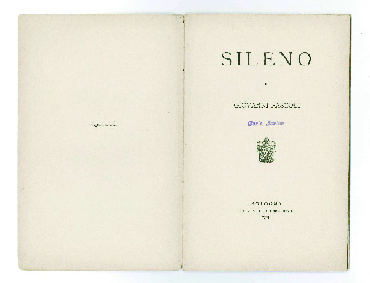 Sileno, in “La Strenna delle colonie scolastiche estive bolognesi” (anno …