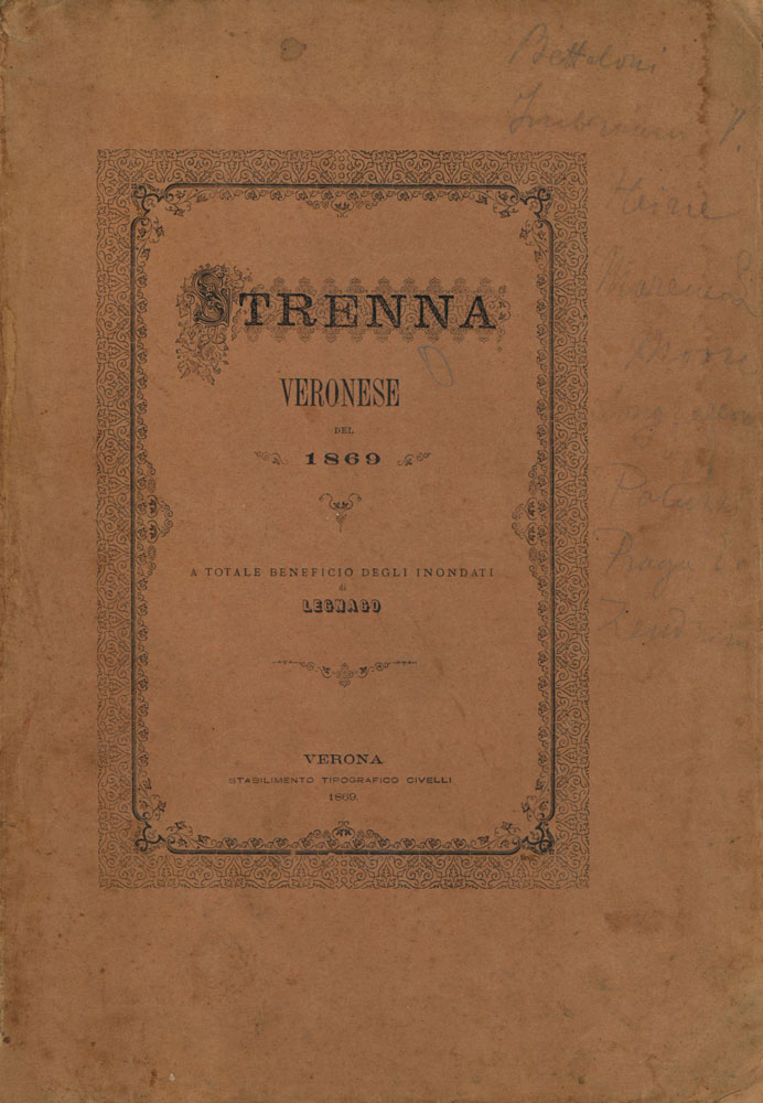 Strenna veronese del 1869, a totale beneficio degli inondati di …