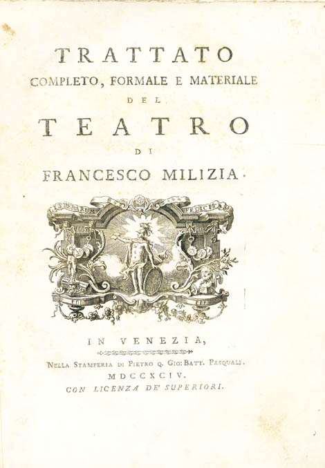 Trattato Completo, Formale e Materiale di Francesco Milizia