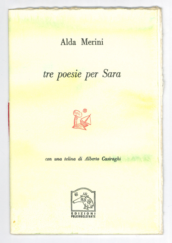 Tre poesie per Sara / con una telina di Alberto …