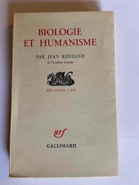 Biologie et Humanisme