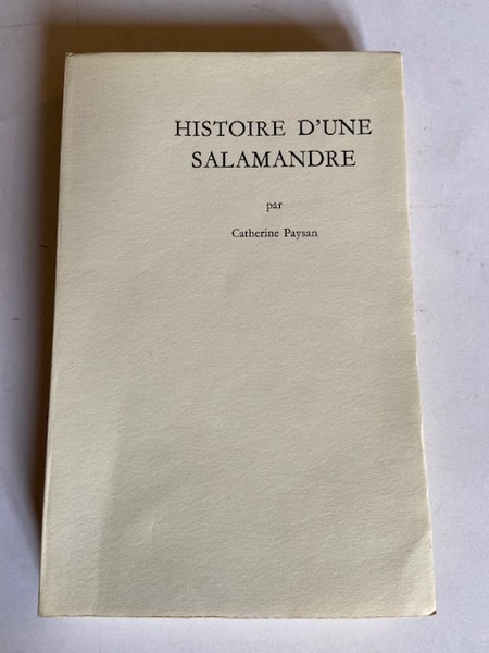 Histoire d'une Salamandre