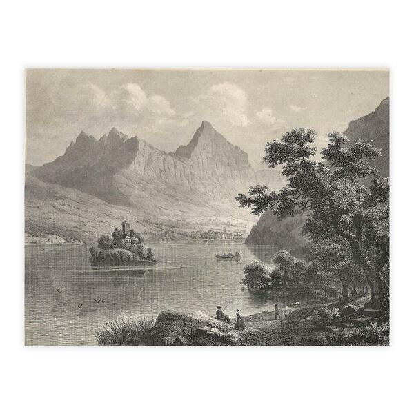 Lac de Lowerz et L'ile de Schwanau - Ct.Schwyz