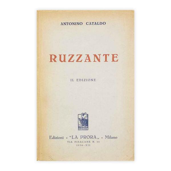 Antonino Cataldo - Ruzzante - con firma e dedica dell'autore