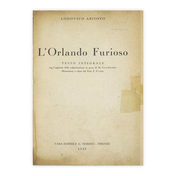 Lodovico Ariosto - L'Orlando Furioso