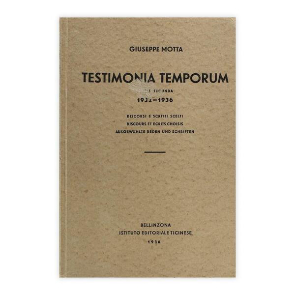 Testimonia Temporum 1932 - 1936