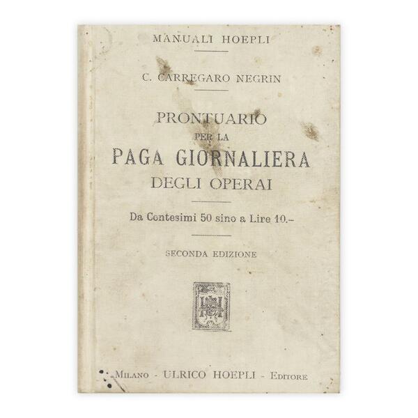 C. Carregaro Negrin - Prontuario per la paga giornaliera degli …