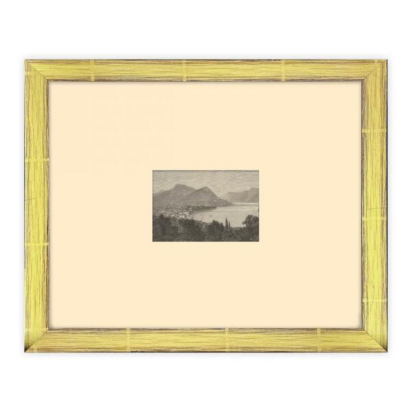 Lugano veduta panorama e Monte Brè 1880
