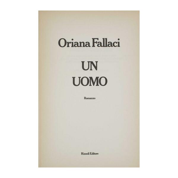 Oriana Fallaci - Un uomo