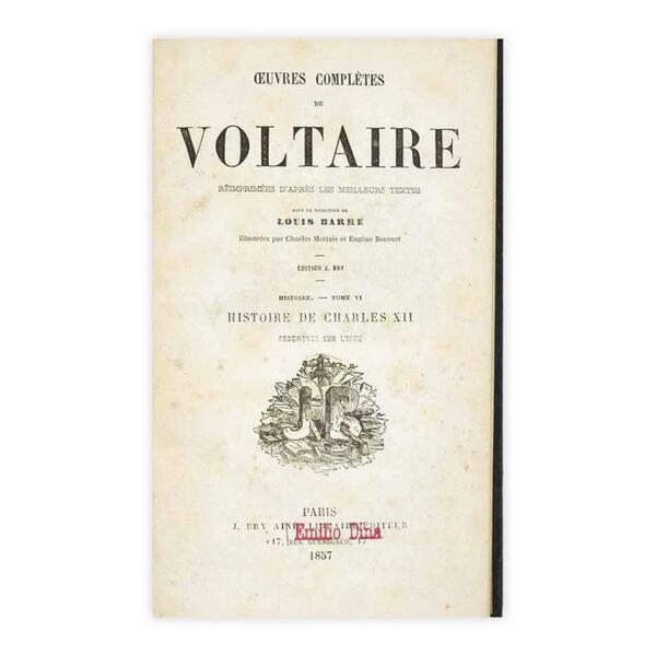 Oeuvres completes de Voltaire 1857