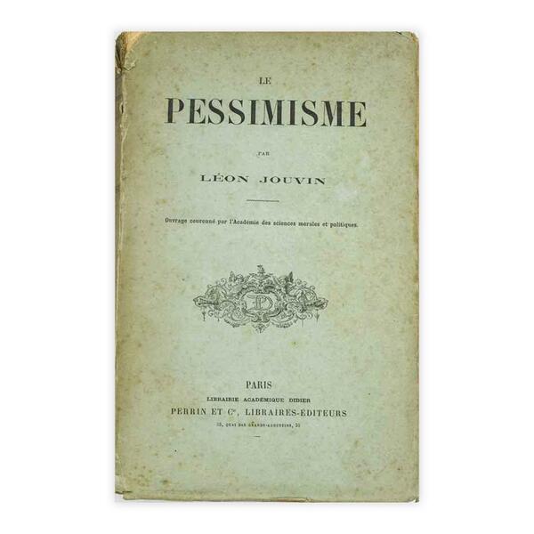 Leon Jouvin - Le pessimisme