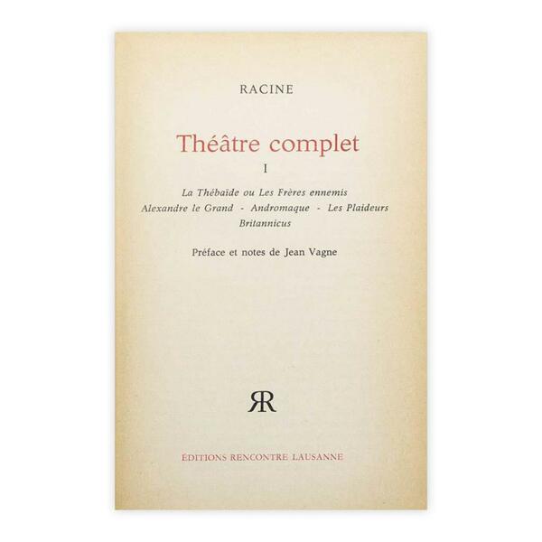 Jean Racine - Théâtre complet