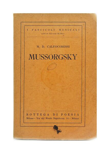 M.D. Calvocoressi - Mussorgsky