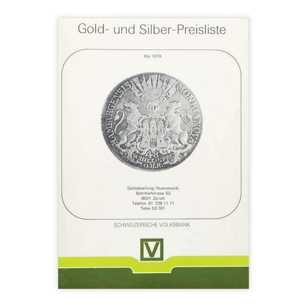 Gold- und Silber-Preisliste 1979