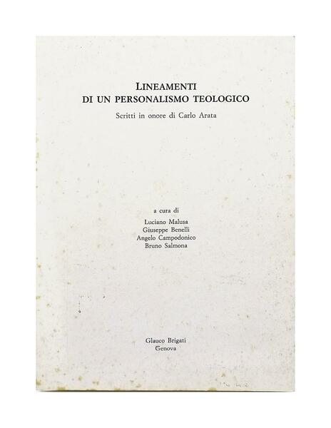 Lineamenti di un personalismo teologico