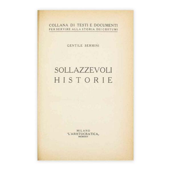 Gentile Sermini - Sollazzevoli Historie