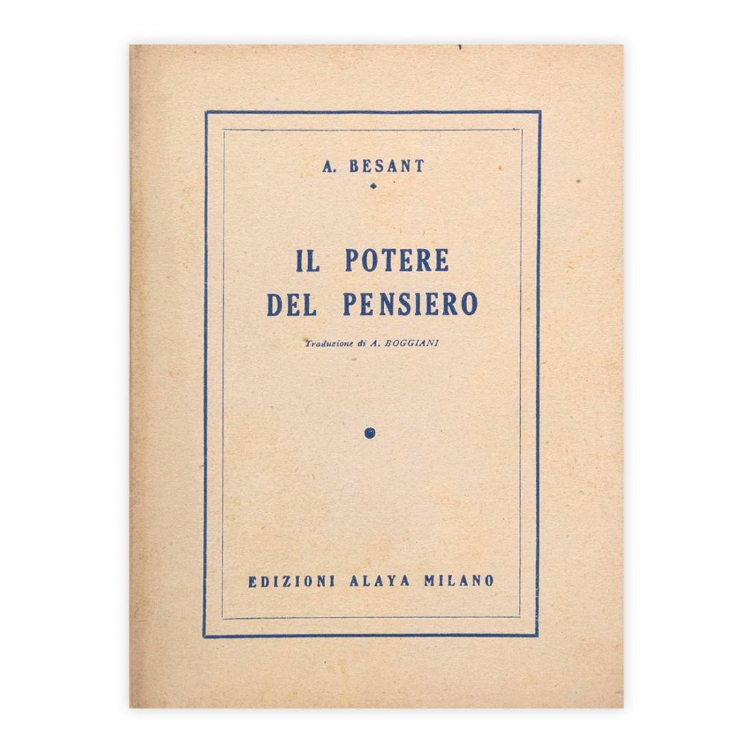 A. Besant - Il potere del pensiero